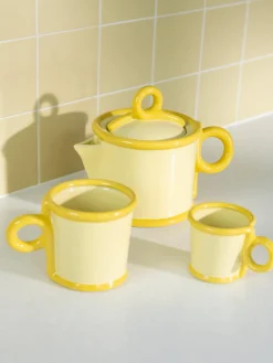 Tazas de café espresso artesanales Loop, 2 uds.