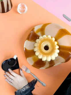 Tazas de café espresso con platitos de porcelana Niki, 2 uds.