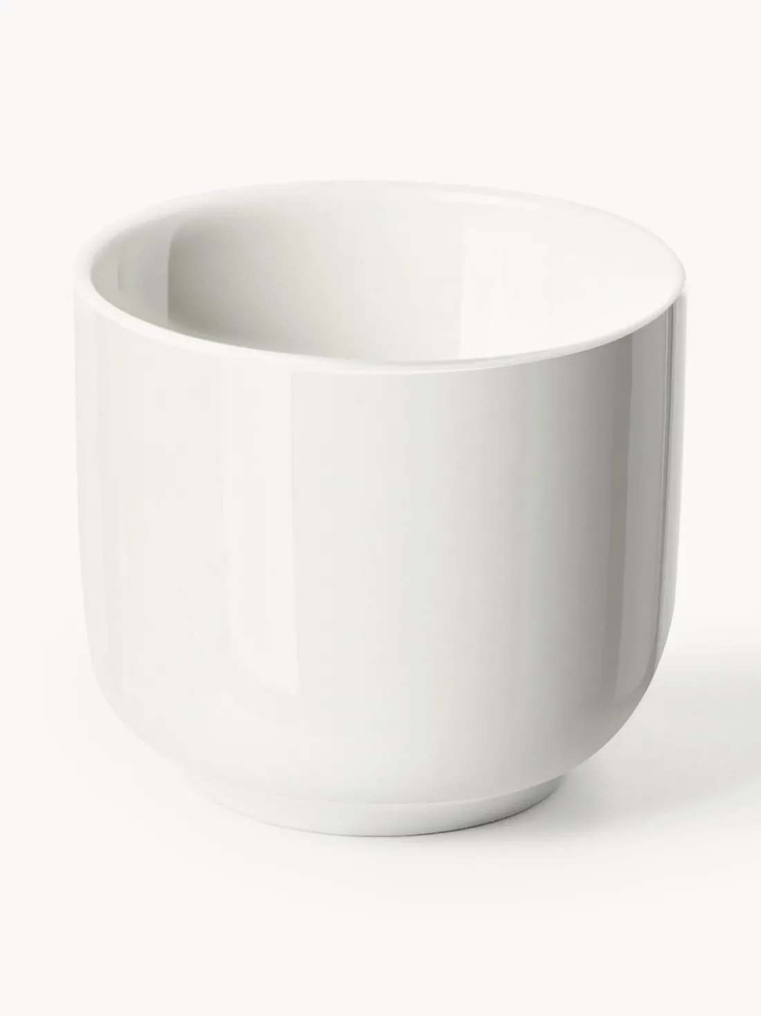 Tazas de café espresso de porcelana con platitos Nessa, 4 uds.