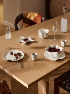 Tazas de café espresso de porcelana con forma orgánica Joana, 4 uds.