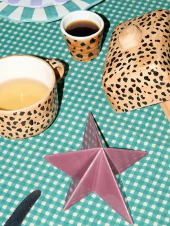 Tazas de espresso pintadas a mano Leopard, 2 uds.