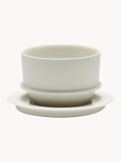 Tazas de porcelana con esmalte reactivo Dune, 2 uds.