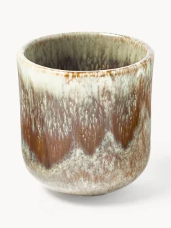 Tazas espresso artesanales con esmalte reactivo Danza, 4 uds.