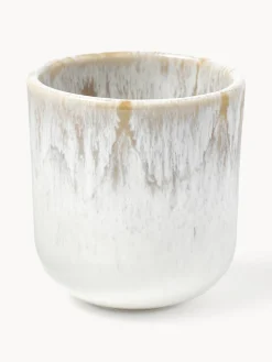 Tazas espresso artesanales con esmalte reactivo Danza, 4 uds.