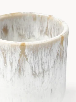 Tazas espresso artesanales con esmalte reactivo Danza, 4 uds.