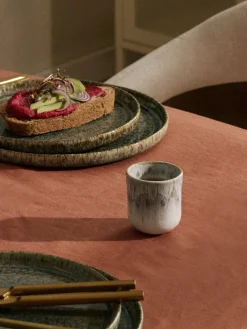 Tazas espresso artesanales con esmalte reactivo Danza, 4 uds.