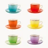 Tazas espresso con platito Baita, 6 uds.