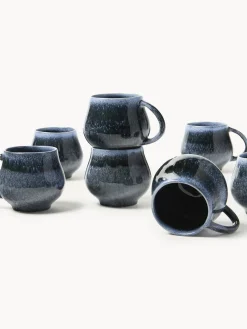 Tazas grandes artesanales Macey, 4 uds.