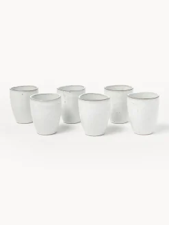 Tazas originales artesanales Nordic Sand, 6 uds.