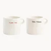 Tazas pintadas a mano Perfect Morning, 2 uds.