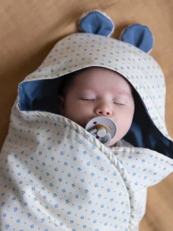 Toalla bebé de algodón ecológico Capri