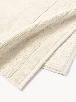 Toalla con borde a rayas Luxe, tamaños diferentes