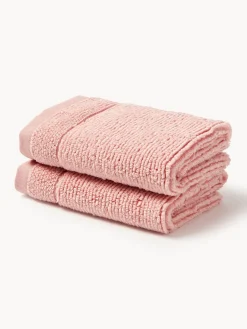 Toalla con borde a rayas Luxe, tamaños diferentes