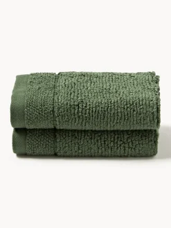 Toalla con borde a rayas Luxe, tamaños diferentes