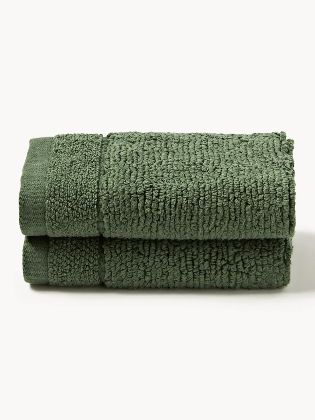 Toalla con borde a rayas Luxe, tamaños diferentes