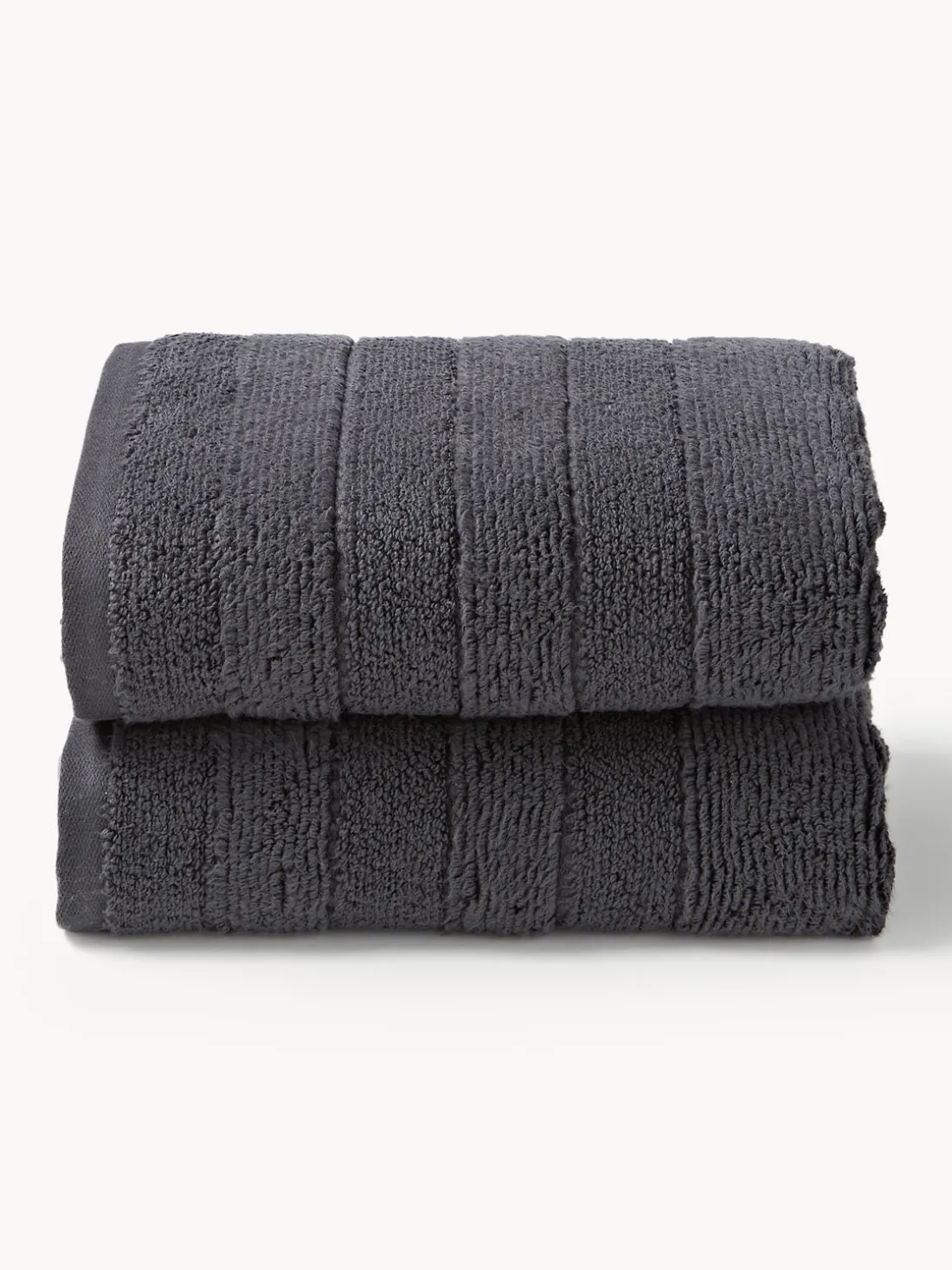 Toalla con borde a rayas Luxe, tamaños diferentes