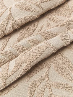 Toallas de algodón con relieves Leaf, tamaños diferentes