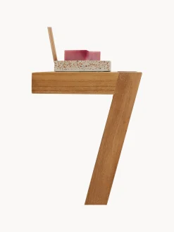 Toallero de pared de teca Kuveni