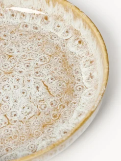 Vajilla artesanal con esmalte reactivo Ethel (12 pzas.)