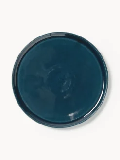 Vajilla artesanal con esmalte reactivo Ethel, 4 comensales (12 pzas.)