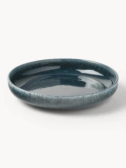 Vajilla artesanal con esmalte reactivo Ethel, 4 comensales (12 pzas.)