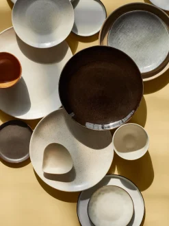 Vajilla artesanal Nordic Vanilla, 4 comensales (12 pzas.)