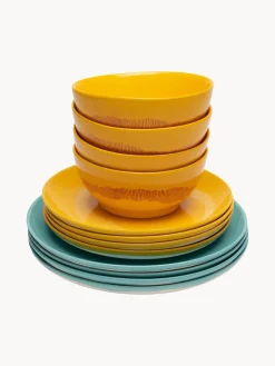 Vajilla con esmalte reactivo Feast Serax x Yotam Ottolenghi, 4 comensales (12 pzas.)