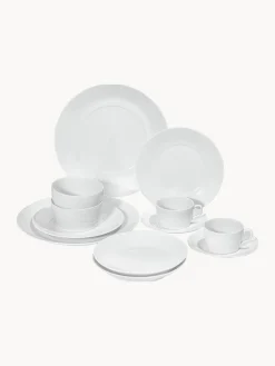 Vajilla de porcelana artesanal Cosmopolitan, 2 comensales (14 pzas.)