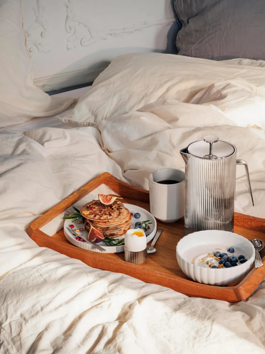 Vajilla de porcelana Bernadotte, 1 comensal (3 pzas.)