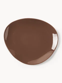 Vajilla de porcelana con forma orgánica Joana, 12 pzas.