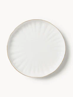 Vajilla de porcelana con relieves Sali, 6 comensales (30 pzas.)