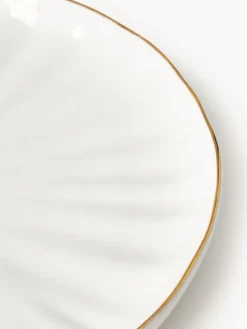 Vajilla de porcelana con relieves Sali, 6 comensales (30 pzas.)