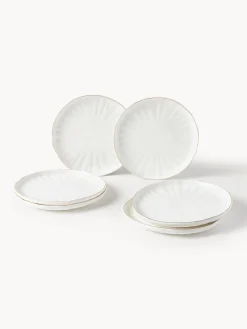 Vajilla de porcelana con relieves Sali, 6 comensales (30 pzas.)