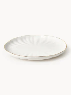 Vajilla de porcelana con relieves Sali, 6 comensales (30 pzas.)