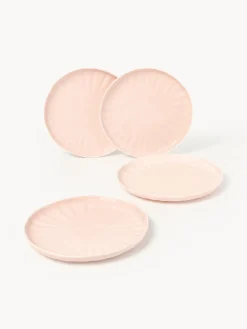 Vajilla de porcelana con relieves Sali, 4 comensales (12 pzas.)