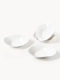 Vajilla de porcelana de forma orgánica Joana, 4 comensales (12 pzas.)