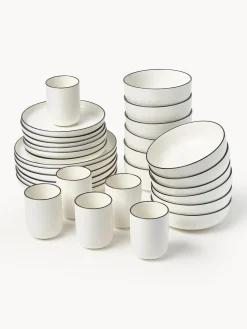 Vajilla de porcelana Facile, 6 comensales (30 pzas.)