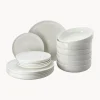 Vajilla de porcelana Fine Bone China Jade Lift, 6 comensales (18 pzas.)