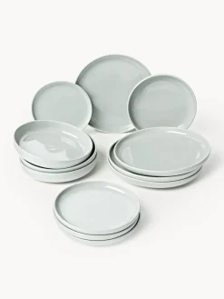 Vajilla de porcelana Nessa, 4 comensales (12 pzas.)