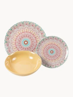 Vajilla de porcelana Sharm, 6 comensales (18 pzas.)