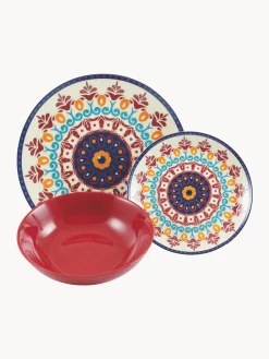 Vajilla de porcelana Shiraz, 6 comensales (18 pzas.)