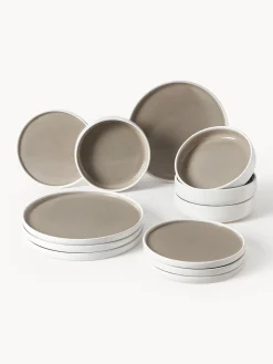 Vajilla Ginger, 4 comensales (12 pzas.)