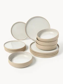 Vajilla Ginger, 4 comensales (12 pzas.)