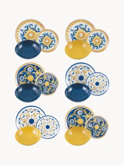 Vajilla Sicilia, 6 comensales (18 pzas.)