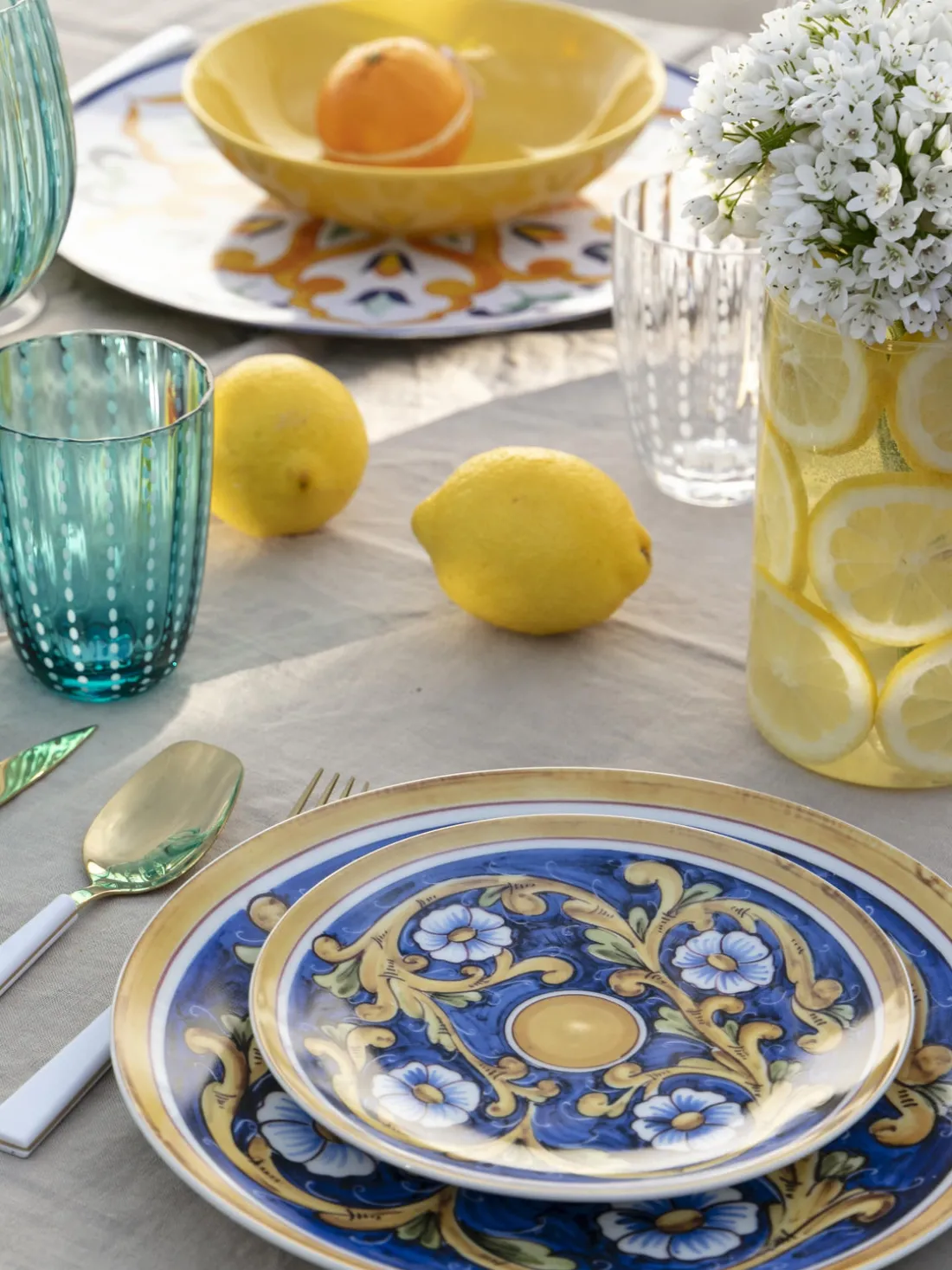 Vajilla Sicilia, 6 comensales (18 pzas.)