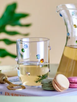 Vaso de agua soplado Thalia