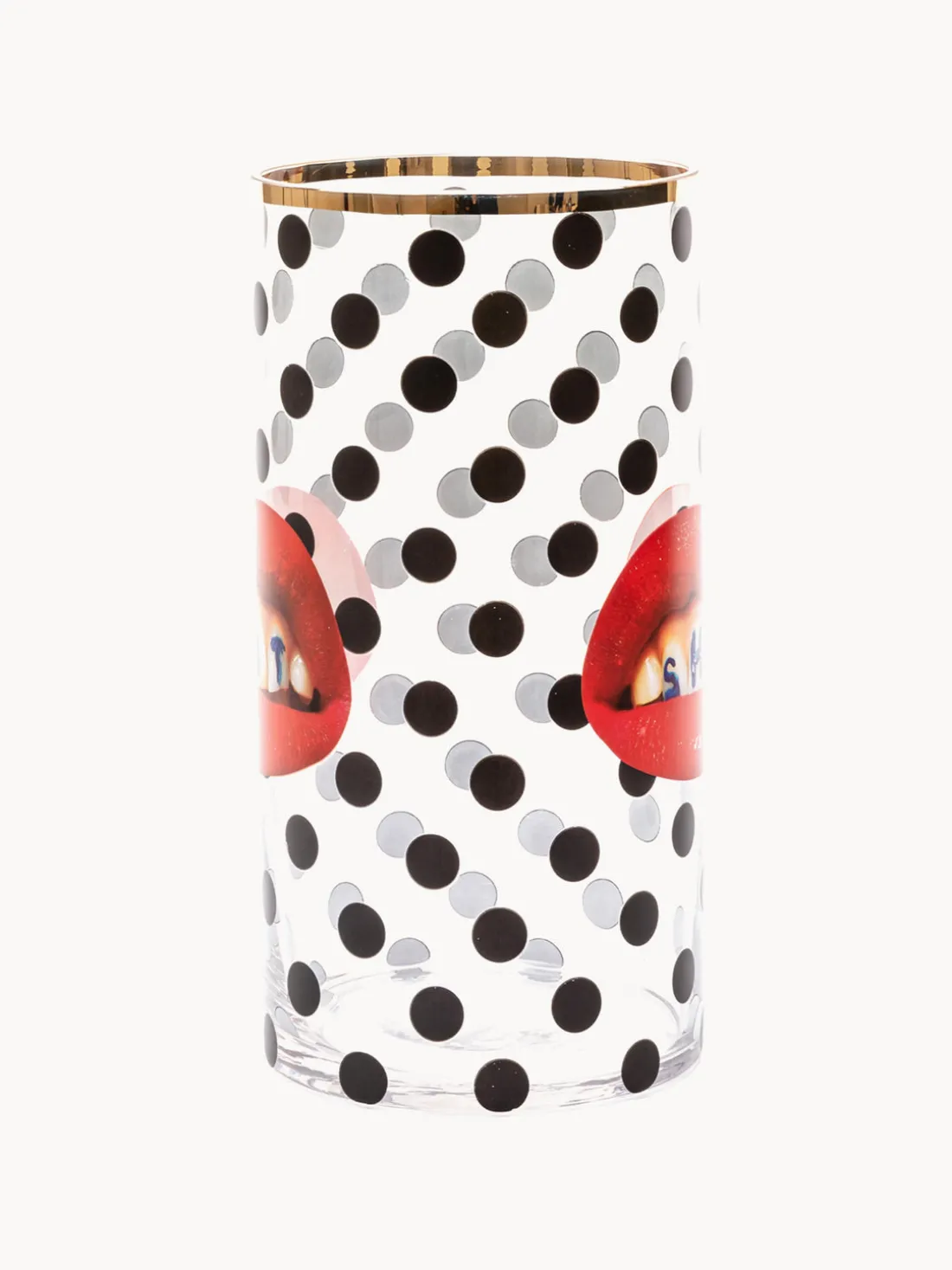 Vaso de vidrio Toiletpaper, 30 cm