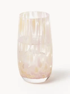 Vasos altos artesanales Yava, 4 uds.