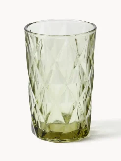 Vasos altos con relieves Colorado, 4 uds.