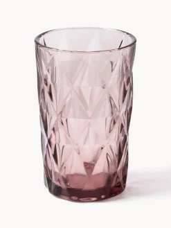 Vasos altos con relieves Colorado, 4 uds.